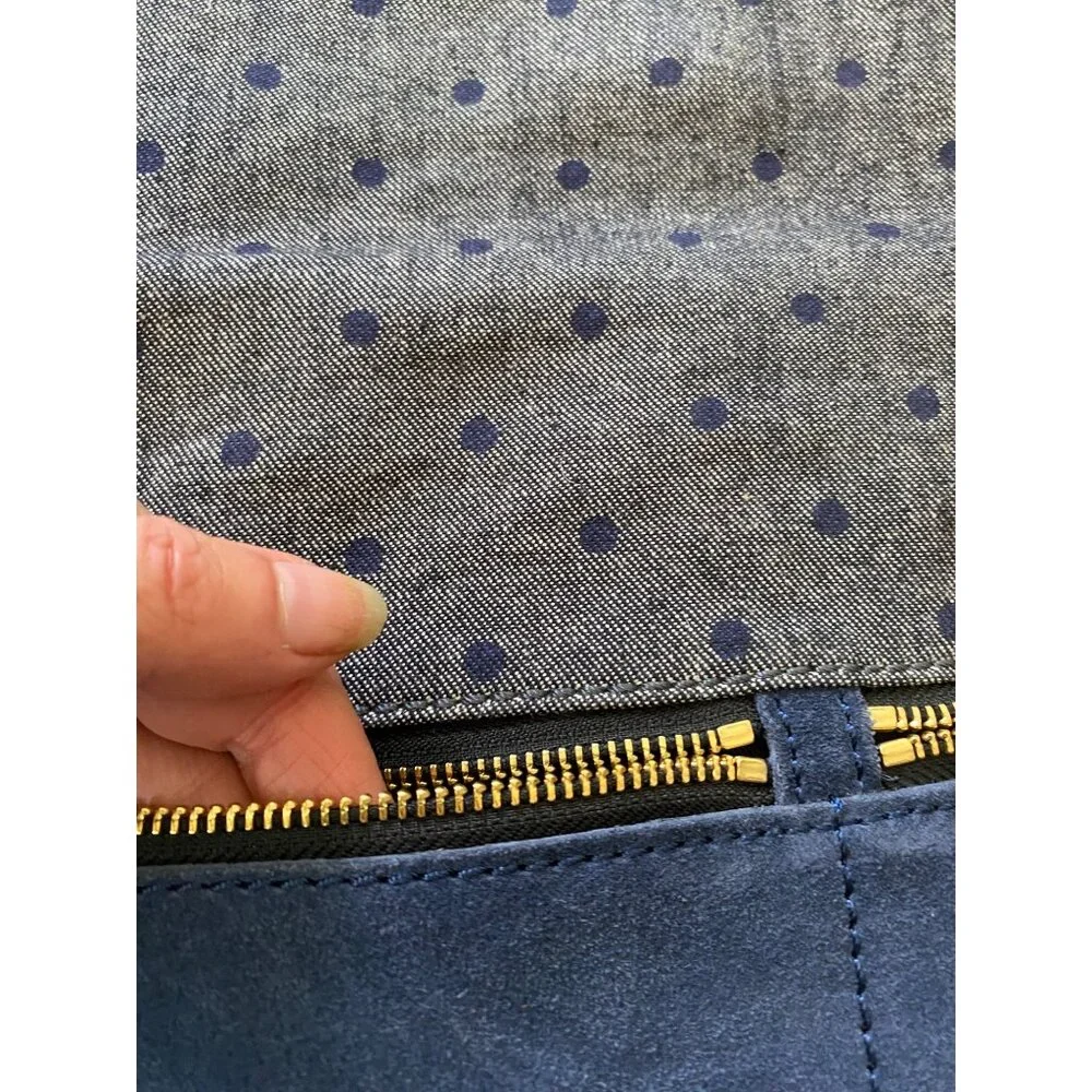 Fossil Blue and Brown Shoulder Bag - Picture 8 of 15